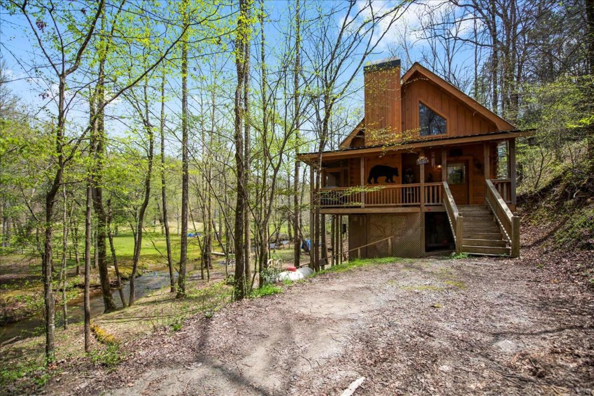 Villa Cozy Cabin Beside Briar Creek, Fire Pit, Wifi Ellijay Exterior foto
