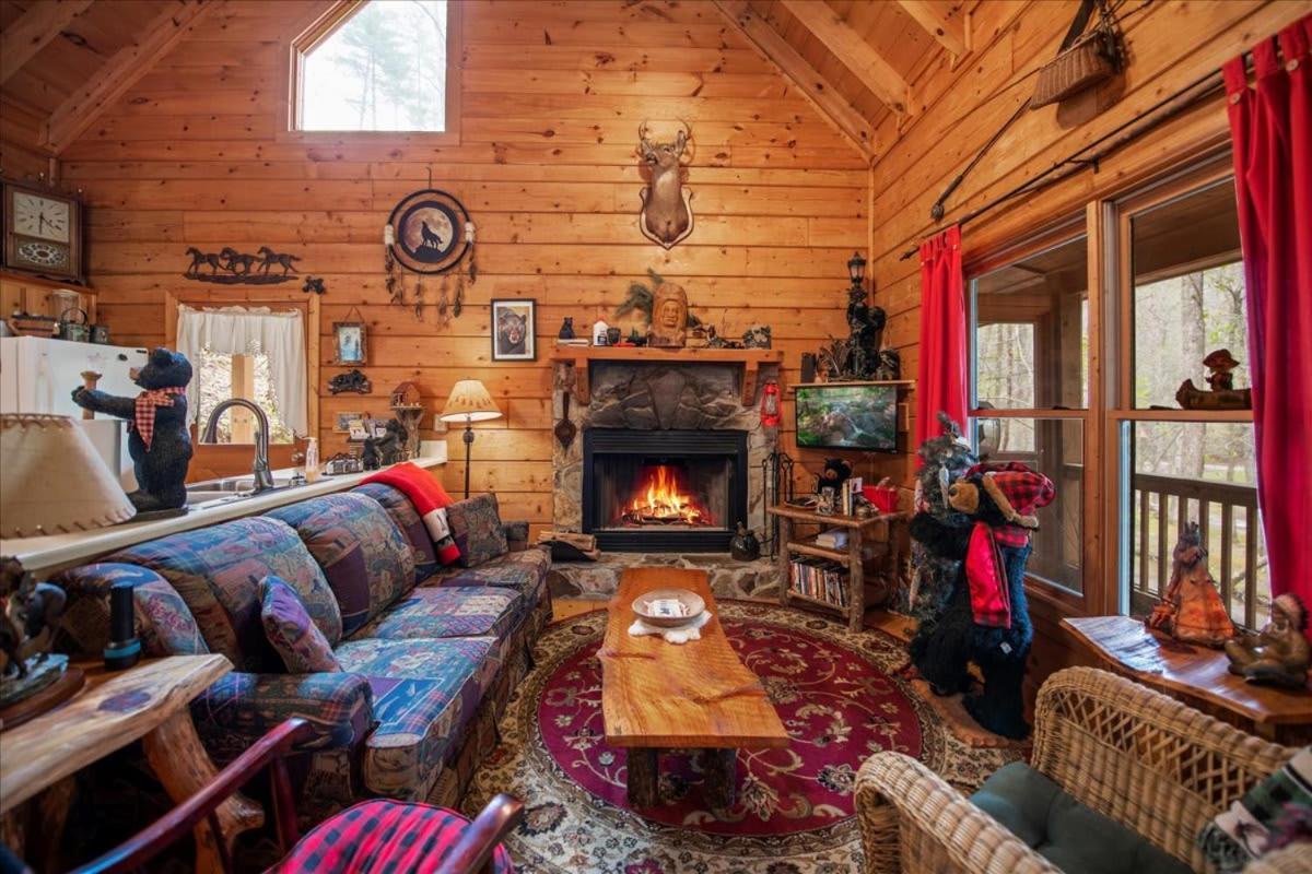 Villa Cozy Cabin Beside Briar Creek, Fire Pit, Wifi Ellijay Exterior foto